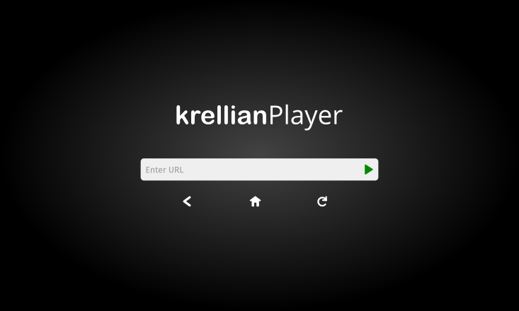 Krellian Player user interface